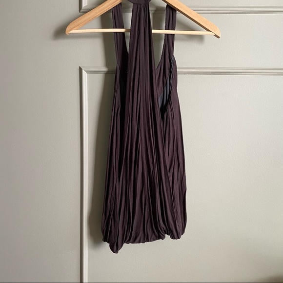 🛍 Bordeaux Los Angeles Blinged out Halter Top - Picture 6 of 8